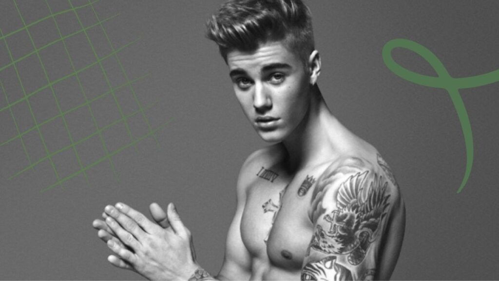 justin bieber face