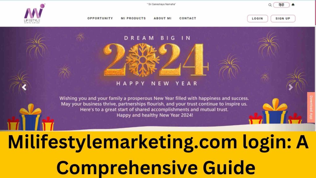 www.Milifestylemarketing.com login